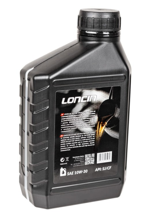 Olej Loncin 10W30 0.6L - olej do kosiarek, glebogryzarek, wertykulatorów, zamiaterek