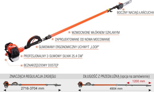 Pilarka na wysięgniku ECHO PPT-2620ES
