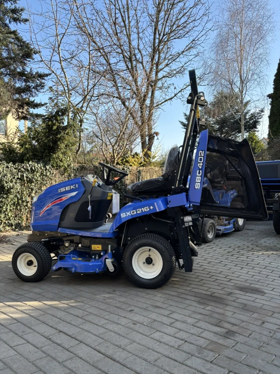Kosiarka traktorek ISEKI SXG 216 M (Diesel, 2 cylindry, 15KM)
