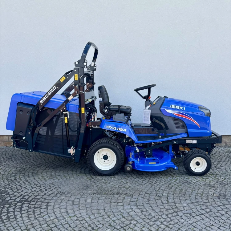 Kosiarka traktorek ISEKI SXG 324 ECO (wysoki wysyp z koszem 650l)