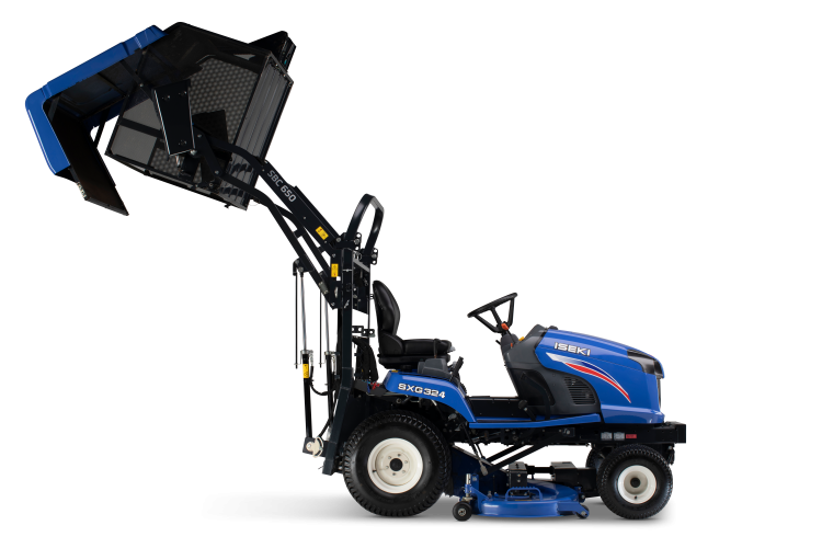 Kosiarka traktorek ISEKI SXG 324 ECO (wysoki wysyp z koszem 650l)