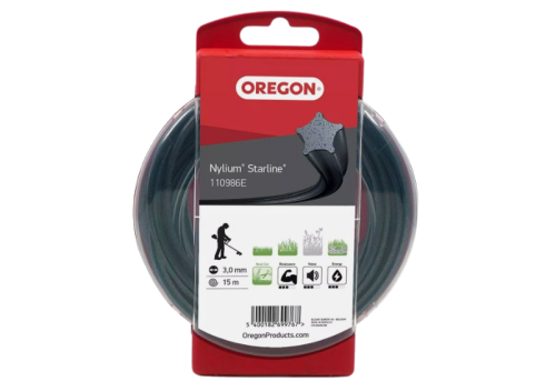 Żyłka tnąca Oregon Nylium Starline 110987E - średnica 2,7mm, długość 70m