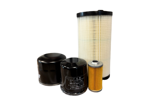 Zestaw filtrów Iseki SXG323/SXG323+ - filtr powietrza, paliwa, oleju silnikowego, filtr oleju hydraulicznego
